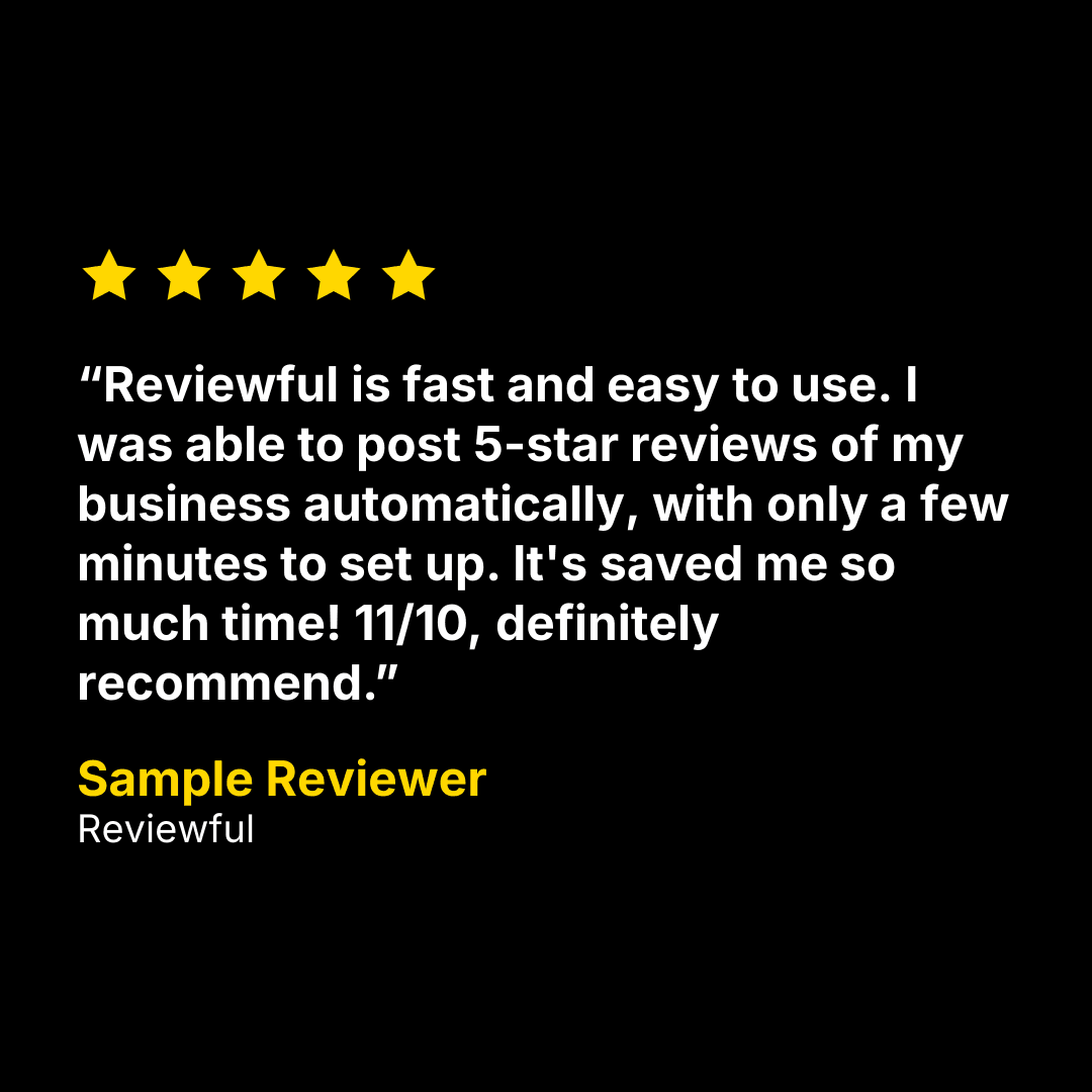 Example review graphic